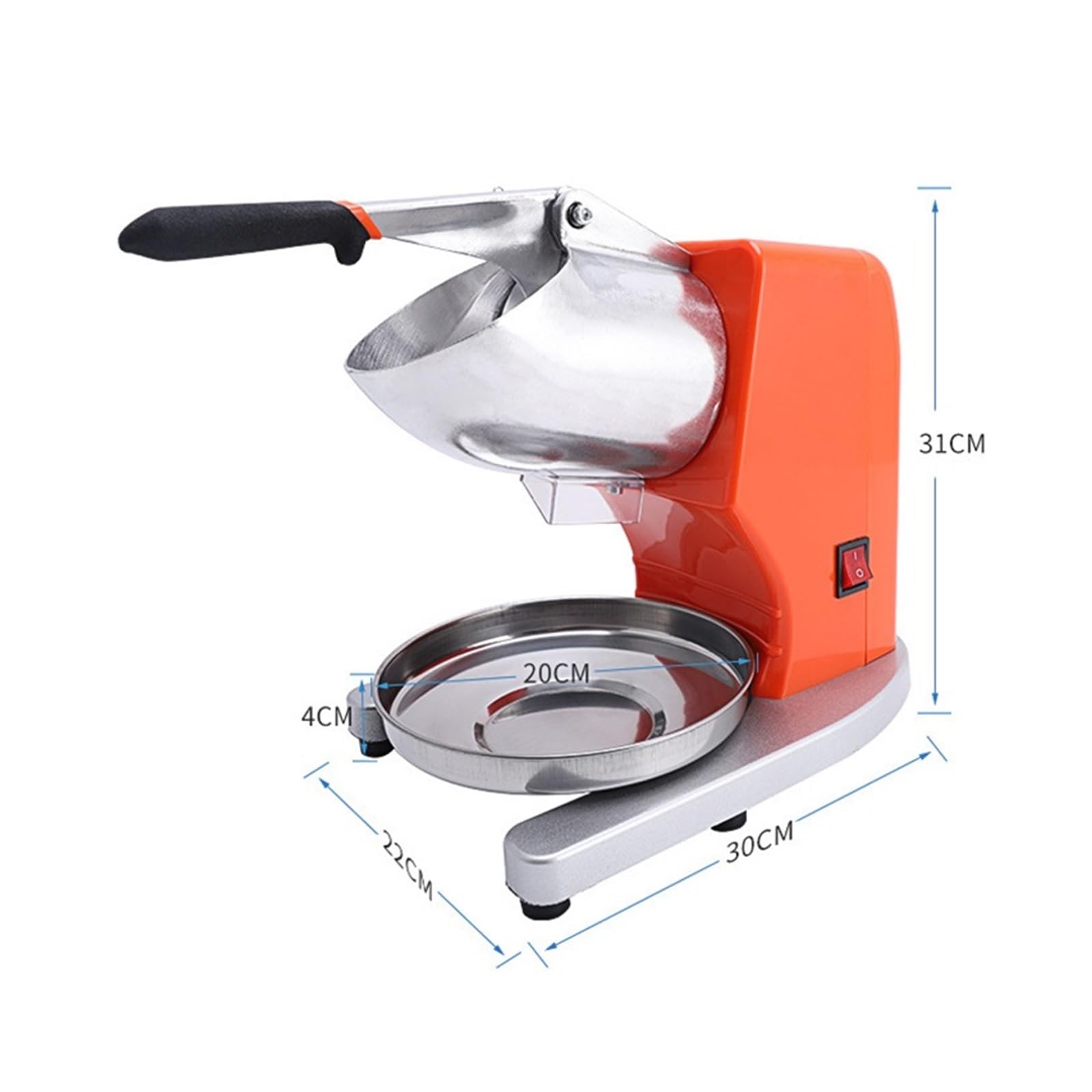 かき氷機　ステンレス Amazon | かき氷機 110/220 ステンレス鋼電動アイスクラッシャー